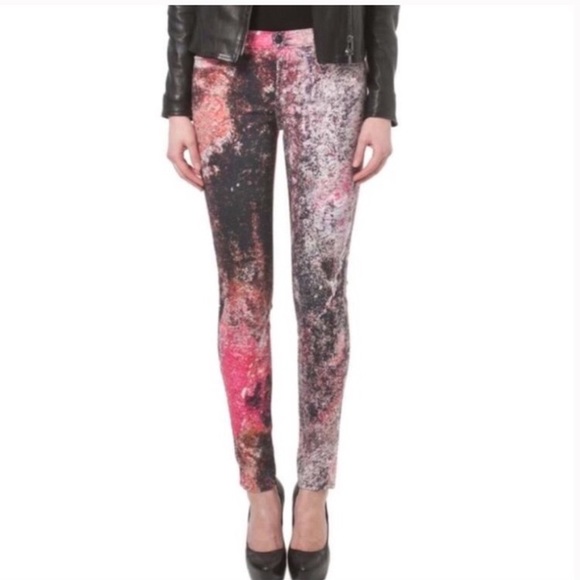 J Brand Denim - J Brand super skinny supernova galaxy print jeans